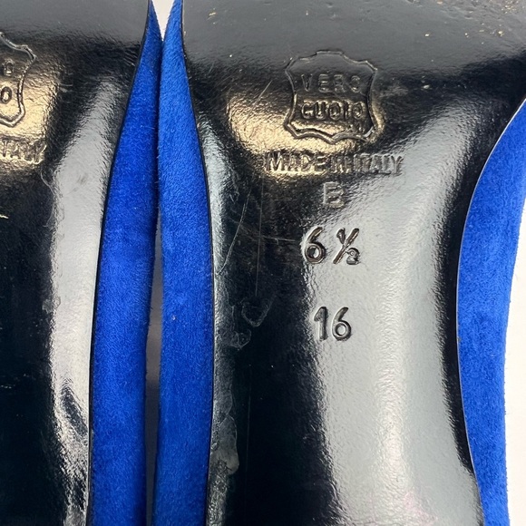 Thierry Mugler Vibrant Blue Heels Womens Size 6.5B - Picture 6 of 9